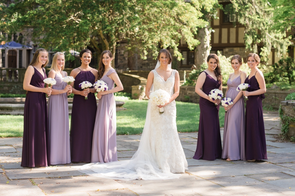 Skyland Manor Castle Wedding Party Photographer - Madison James Bridal