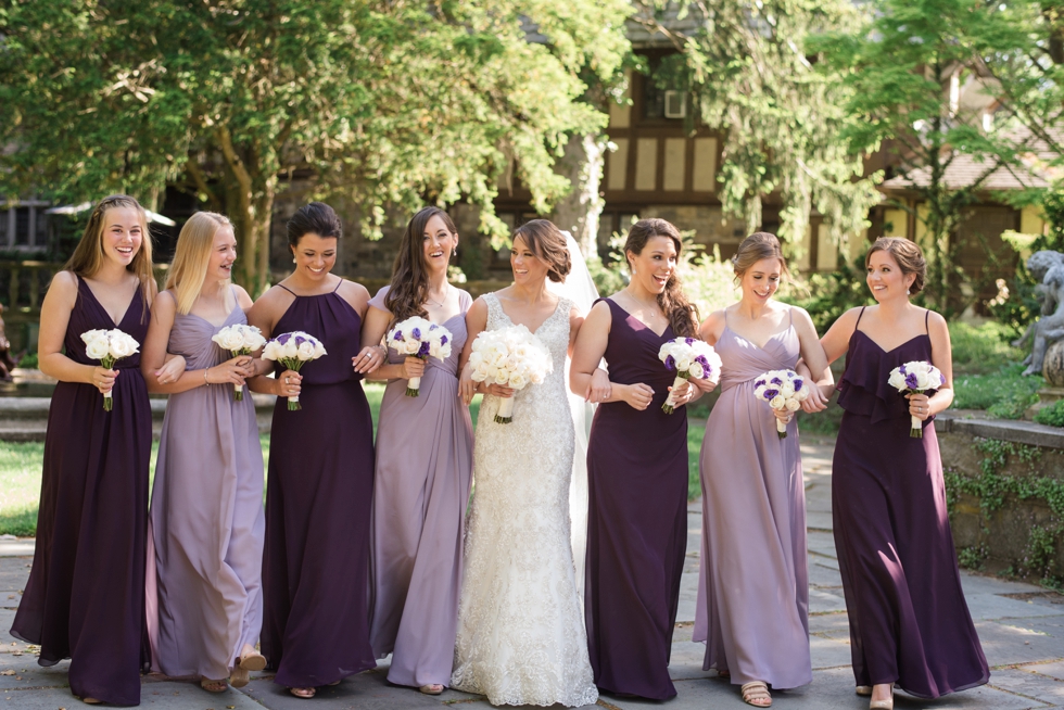 Skyland Manor Castle Wedding Party Photographer - Madison James Bridal