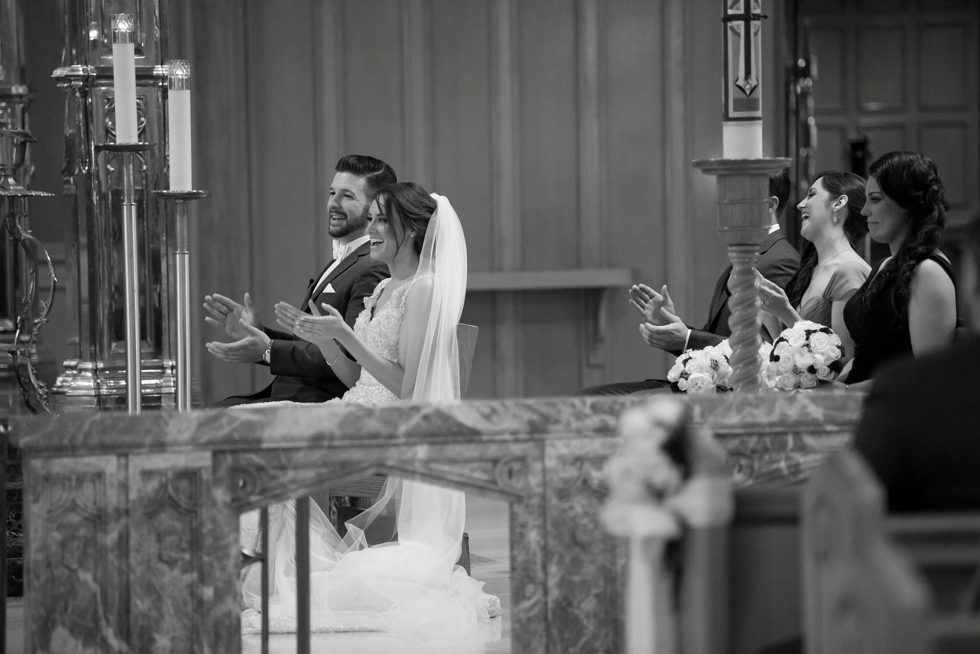 Our Lady of Mt. Carmel wedding ceremony - Philadelphia wedding photographers