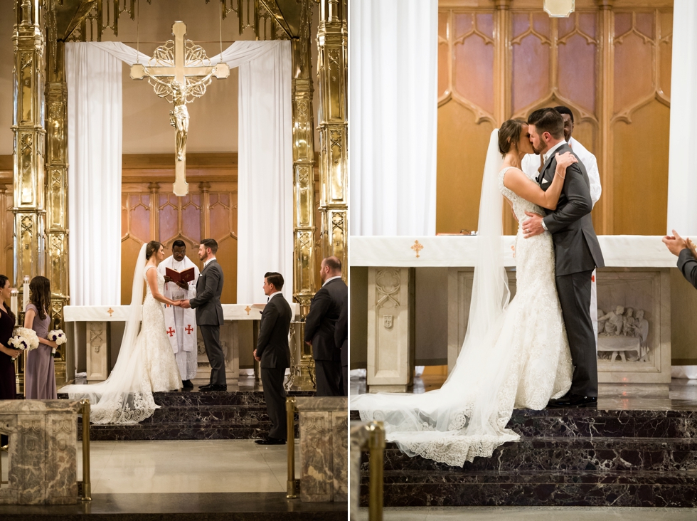 Our Lady of Mt. Carmel wedding ceremony - Philadelphia wedding photographers