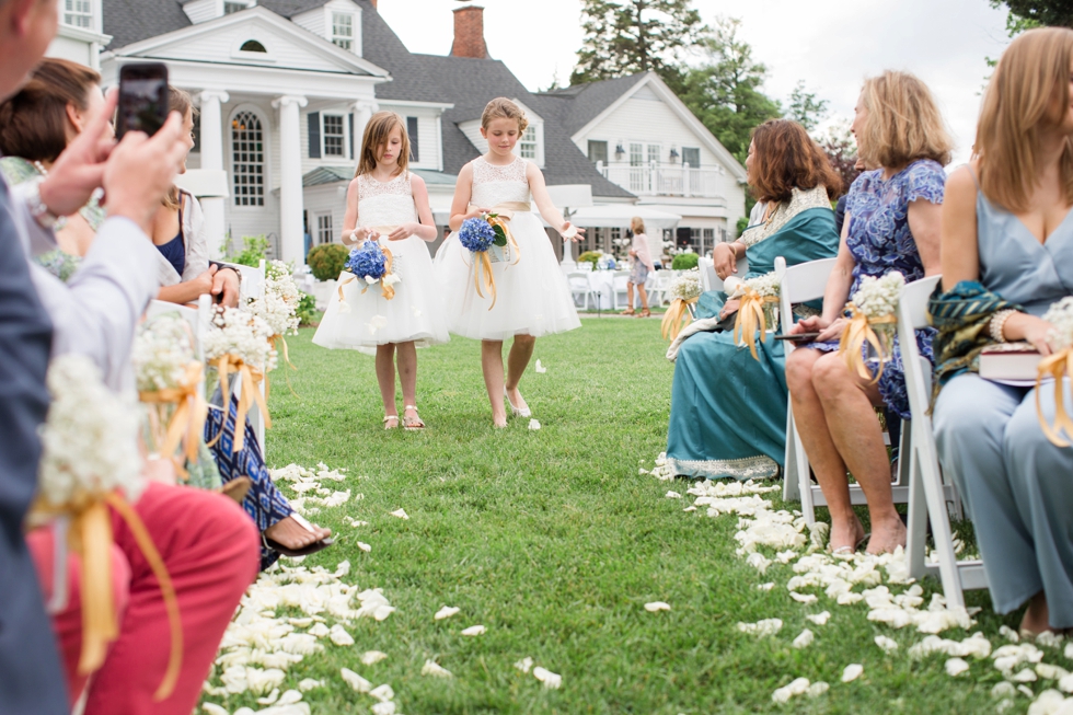 Inn at Perry Cabin Wedding Ceremony in St Michaels Maryland