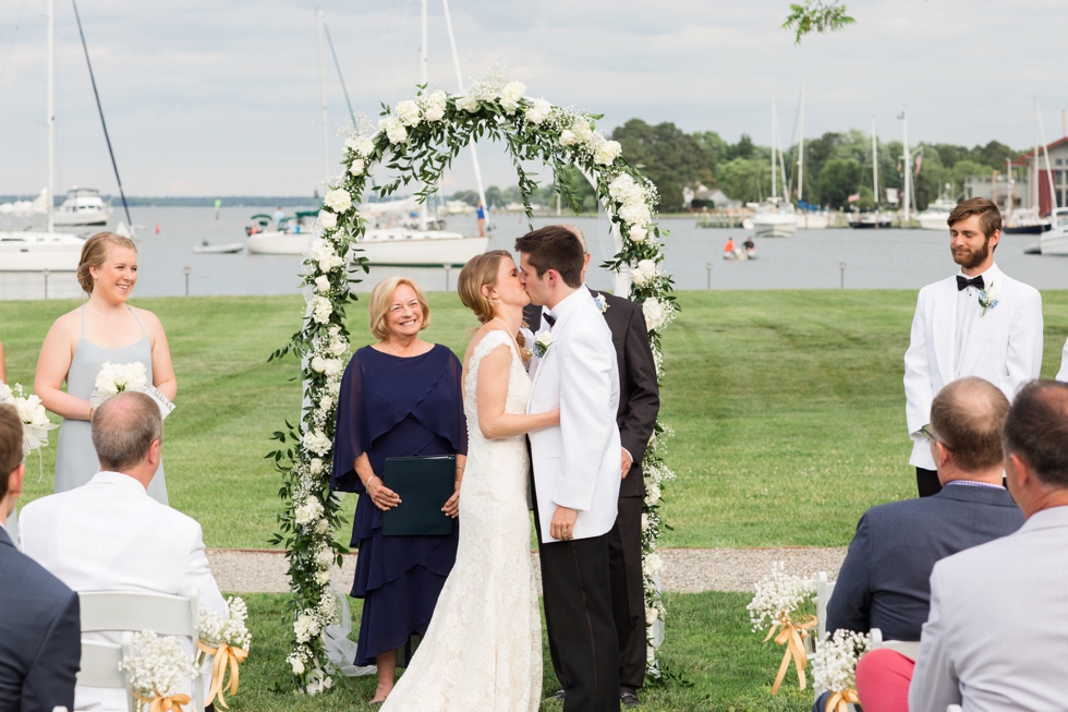 Inn at Perry Cabin Wedding Ceremony in St Michaels Maryland