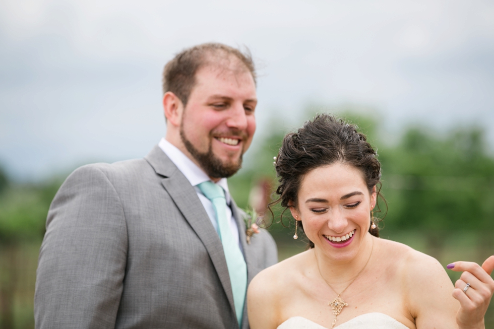 Bucks County Wedding Photographer - Sand Castle Winery Wedding First Look