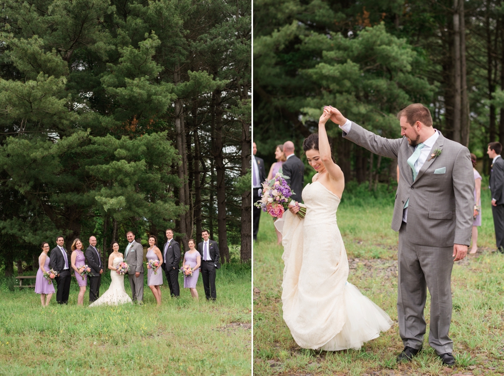 New Hope Winery Wedding Photographer - Sand Castle Winery Spring Wedding Party