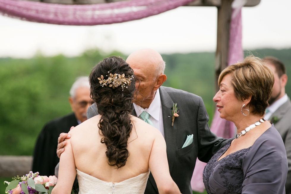 Sand Castle Winery Outdoor Wedding Ceremony in New Hope PA