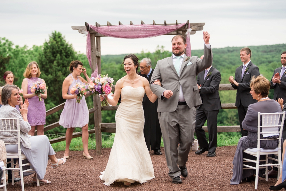 Sand Castle Winery Outdoor Wedding Ceremony in Bucks County