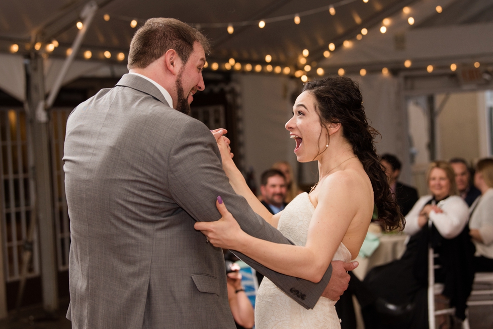 Sand Castle Winery Wedding Reception in Bucks County