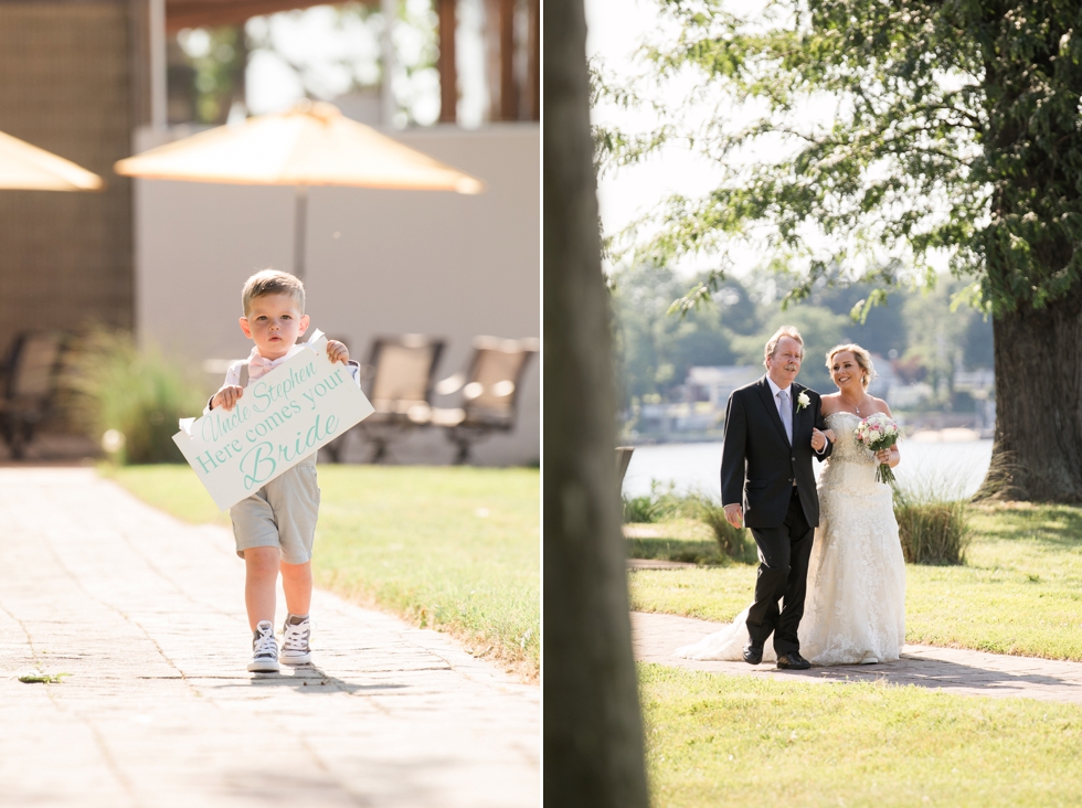 Philadelphia Wedding photographer - Waterfront Shore Wedding Ceremony