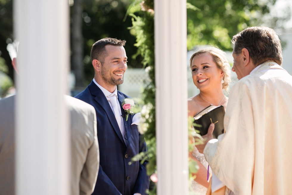 Philadelphia Wedding photographer - Waterfront Shore Wedding Ceremony