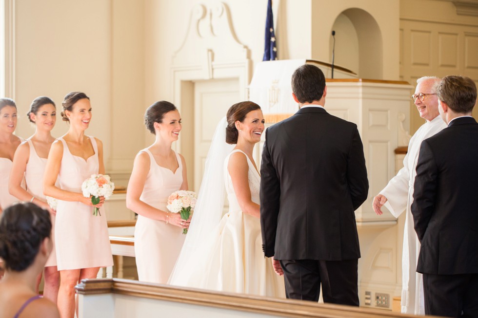 Easton Maryland Wedding Venue - Easton Methodist church Ceremony