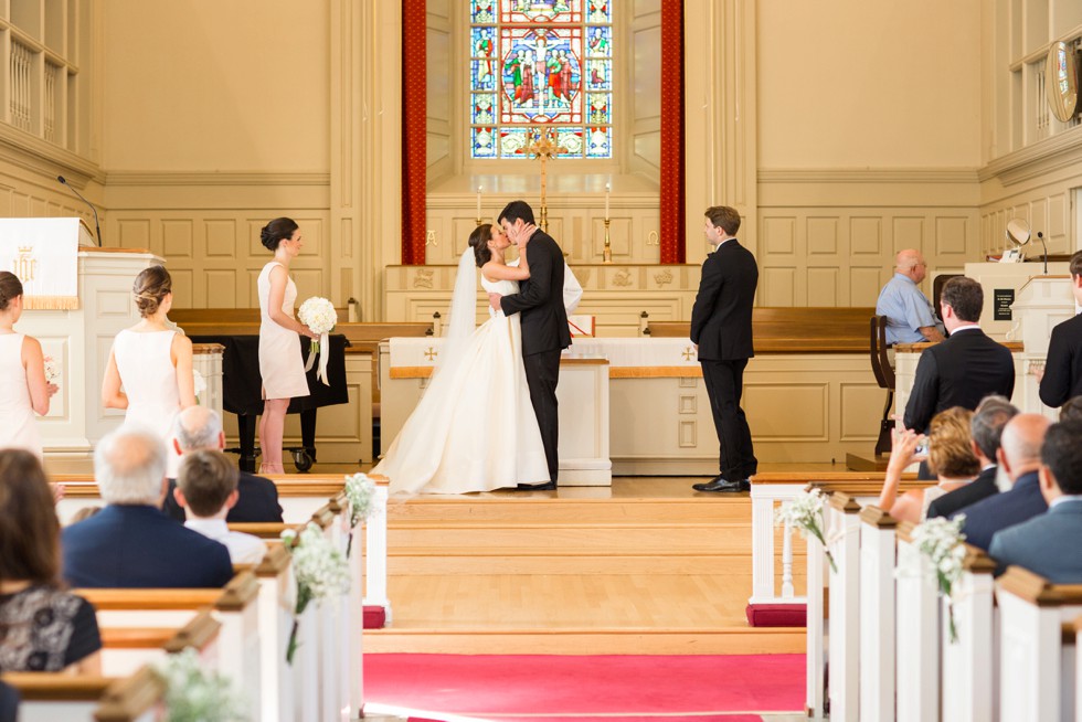 Easton Maryland Wedding Venue - Easton Methodist church Ceremony