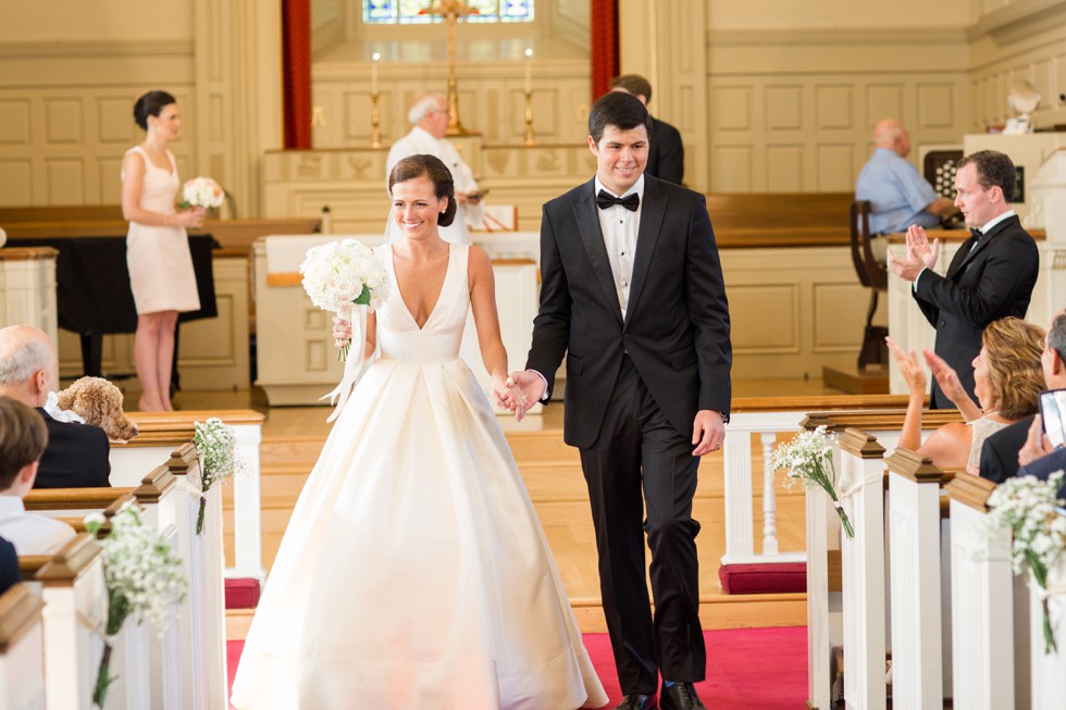 Easton Maryland Wedding Venue - Easton Methodist church Ceremony