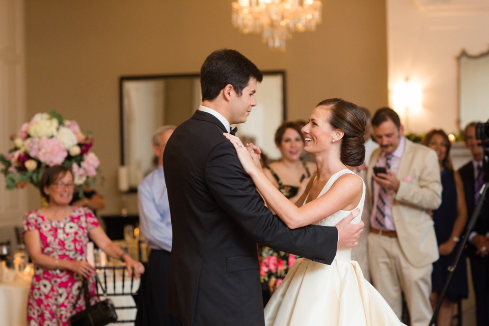 Wedding photo at Tidewater Inn Eastern Shore - Reception Newlywed First Dance