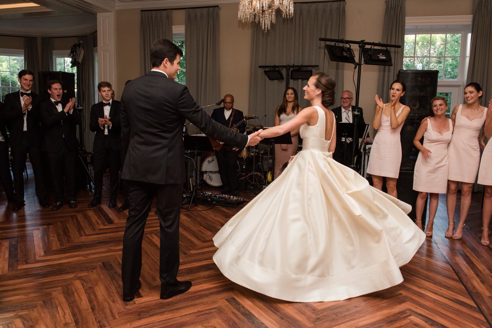 Wedding photo at Tidewater Inn Eastern Shore - Reception Newlywed First Dance