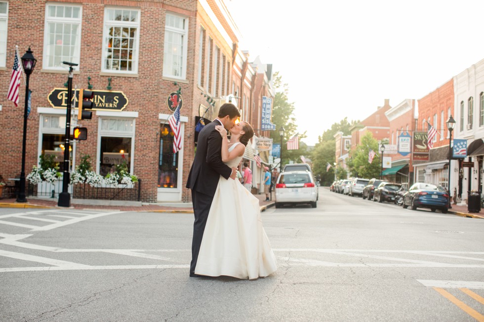 Wedding photo at Tidewater Inn Eastern Shore Sunset