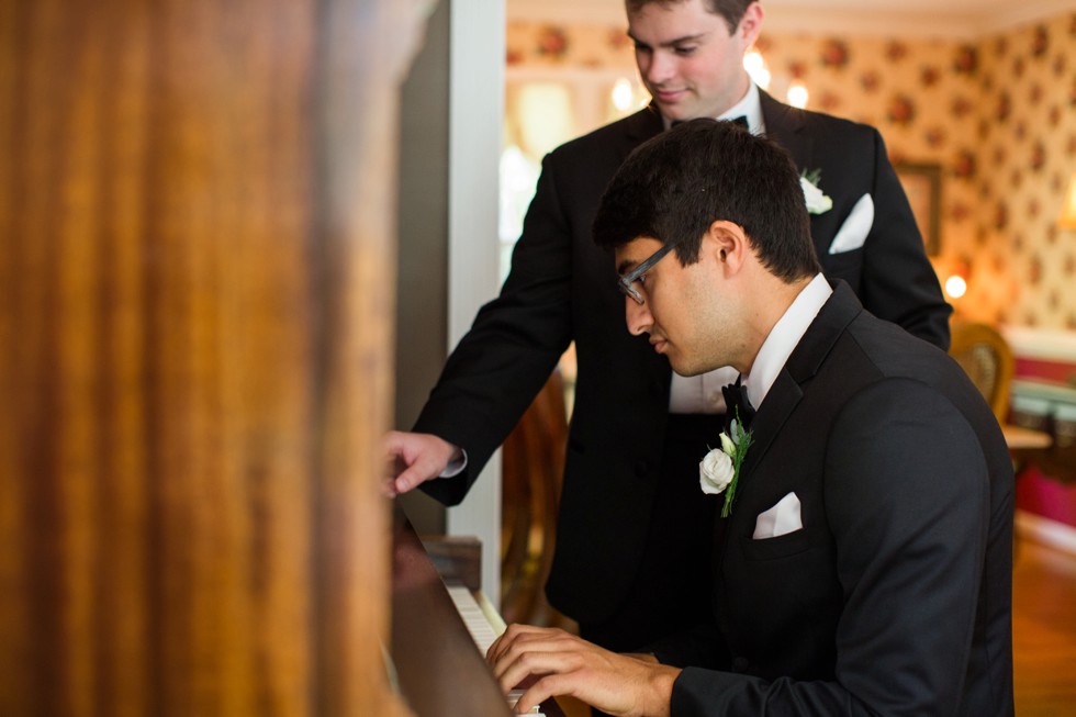 Men's Wearhouse Groomsmen in Vera Wang Tux