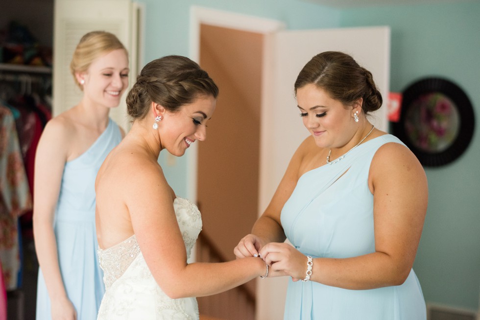 Behind the Veil LLC Makeup and Hair wedding at the Chesapeake Bay Beach Club