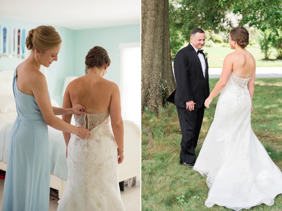 Behind the Veil LLC Makeup and Hair wedding at the Chesapeake Bay Beach Club