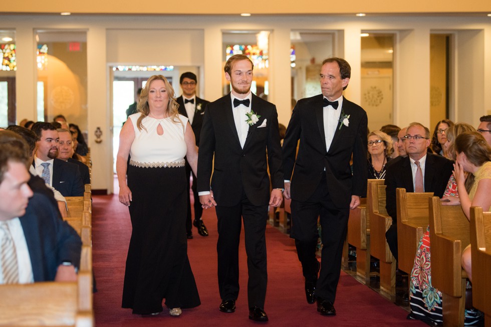 Indoor Church wedding Ceremony at St. Piux X