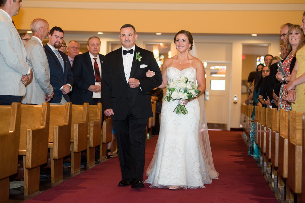 Indoor Church wedding Ceremony at St. Piux X