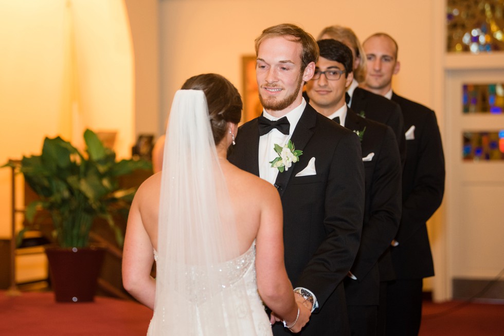 Indoor Church wedding Ceremony at St. Piux X