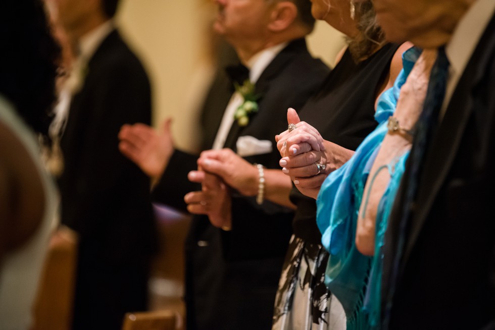 Indoor Church wedding Ceremony at St. Piux X