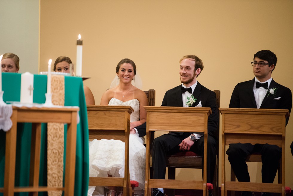 Indoor Church wedding Ceremony at St. Piux X