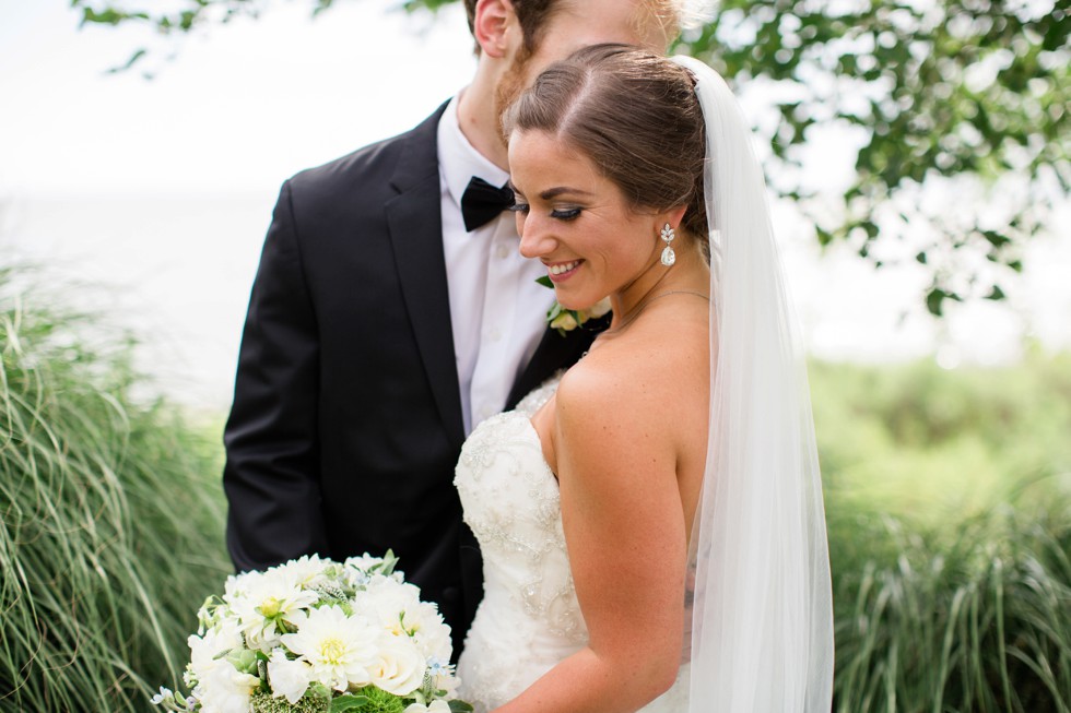 Bridal Portrait at the Chesapeake Bay Beach Club Sunset Ballroom in Maryland