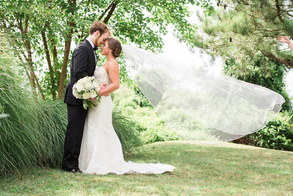 Bridal Portrait at the Chesapeake Bay Beach Club Sunset Ballroom in Maryland