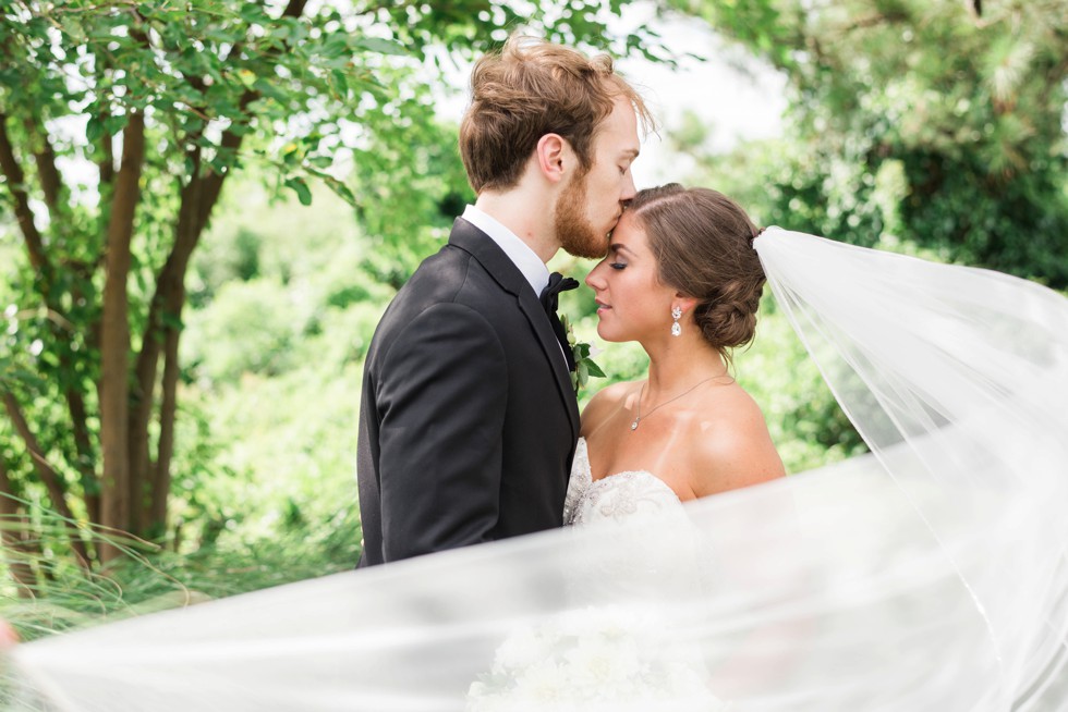 Bridal Portrait at the Chesapeake Bay Beach Club Sunset Ballroom in Maryland