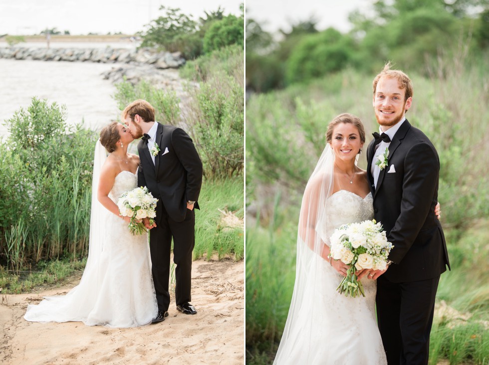 Bridal Portrait at the Chesapeake Bay Beach Club on the Eastern Shore