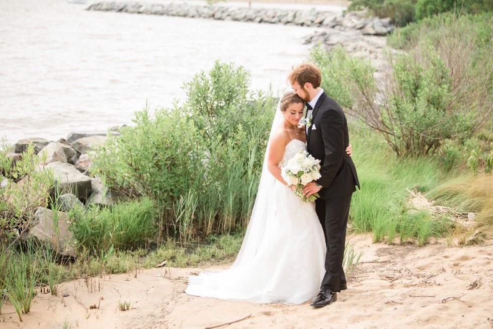 Bridal Portrait at the Chesapeake Bay Beach Club on the Eastern Shore