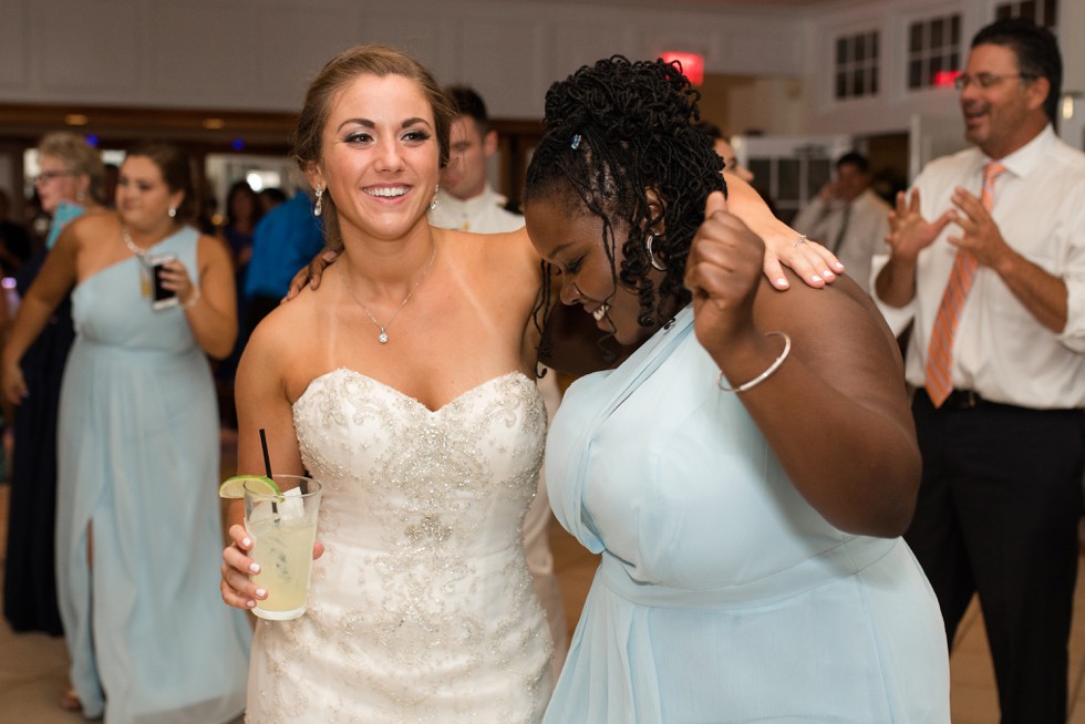 Chesapeake Bay Beach Club Sunset Ballroom Wedding Reception - Washington College alumni