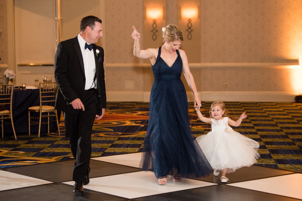 wedding party introductions at marriott hotel wedding