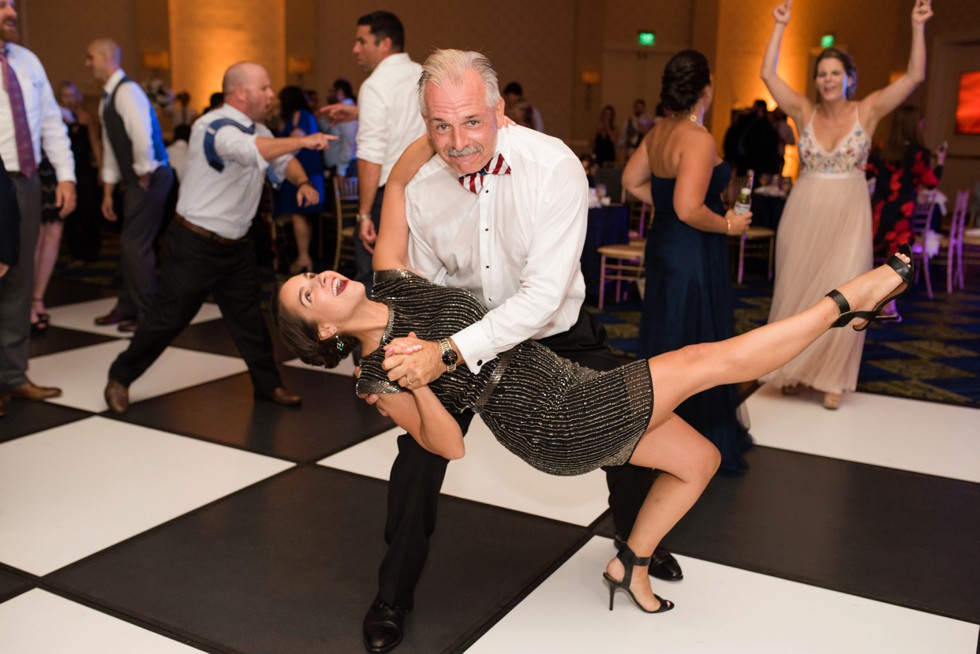 dancing couple photos at a Marriott Hotel wedding