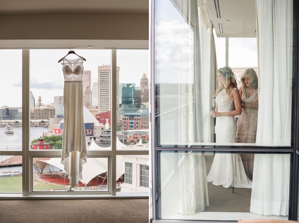 Four Seasons Hotel baltimore wedding prep