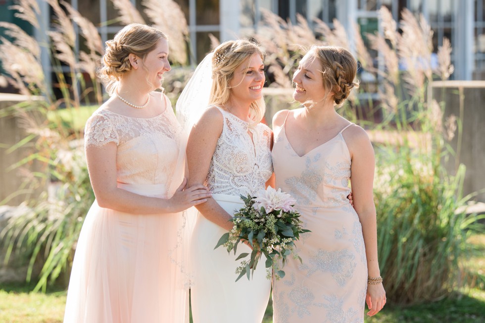 Bridal party at Baltimore Museum of Industry