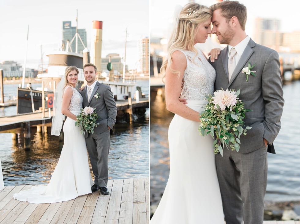 Family wedding photos at Baltimore Museum of Industry