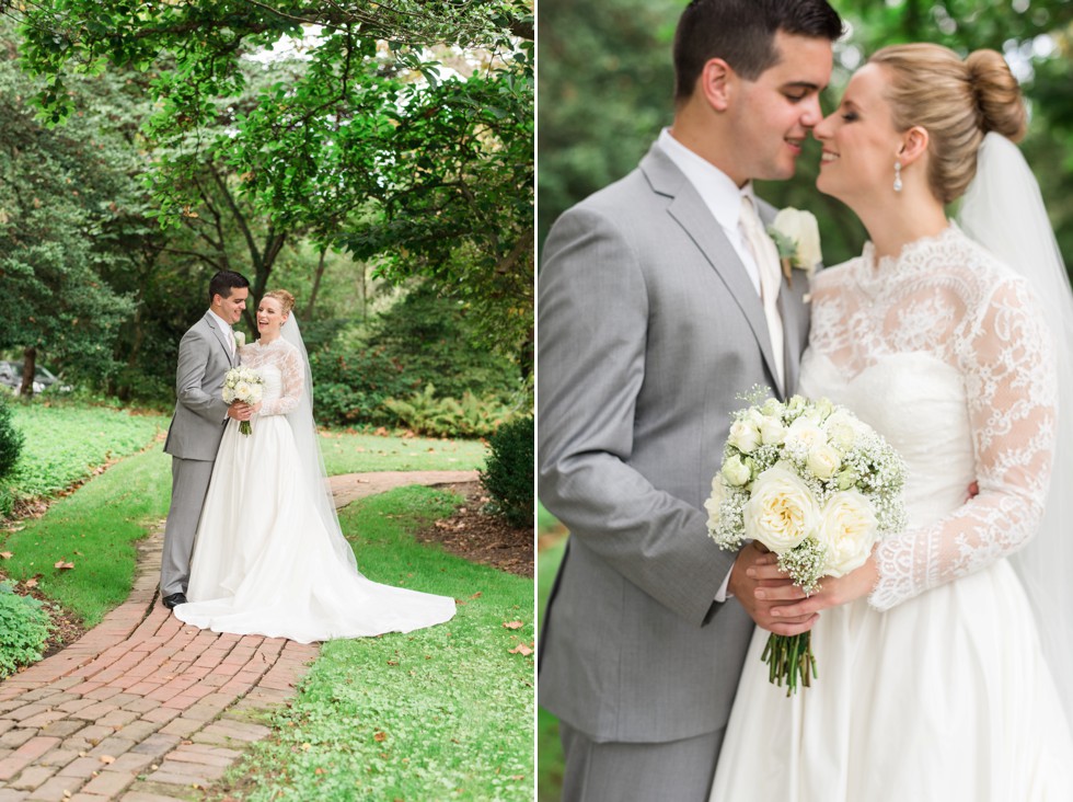 Newlywed Couple Portraits at Elkridge Furnace Inn