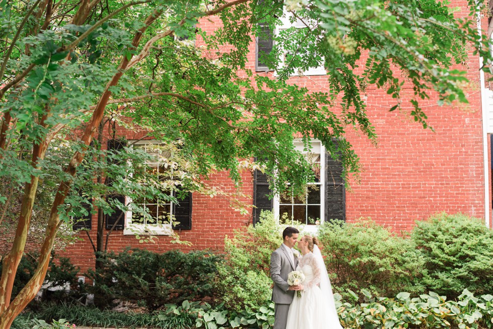 Newlywed Couple Portraits at Elkridge Furnace Inn