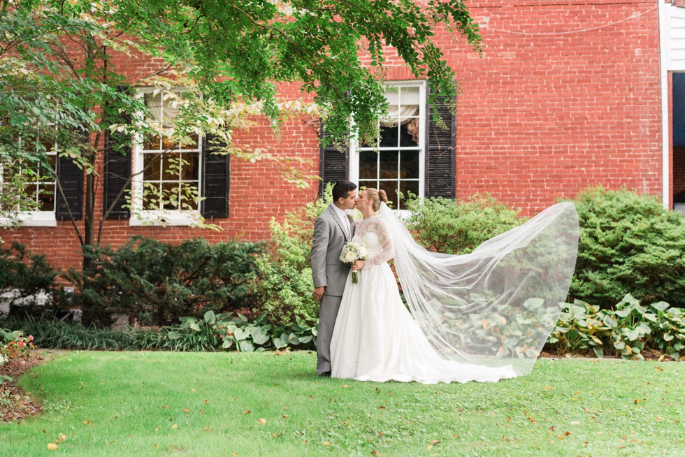 Newlywed Couple Portraits at Elkridge Furnace Inn