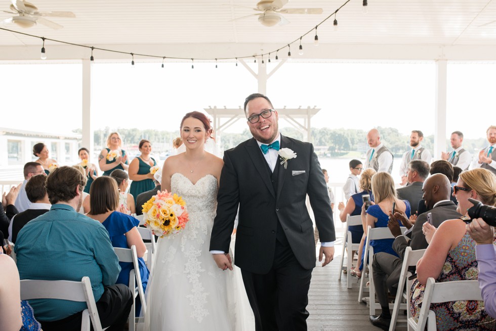 Anchor Inn wedding ceremony overlooking the water