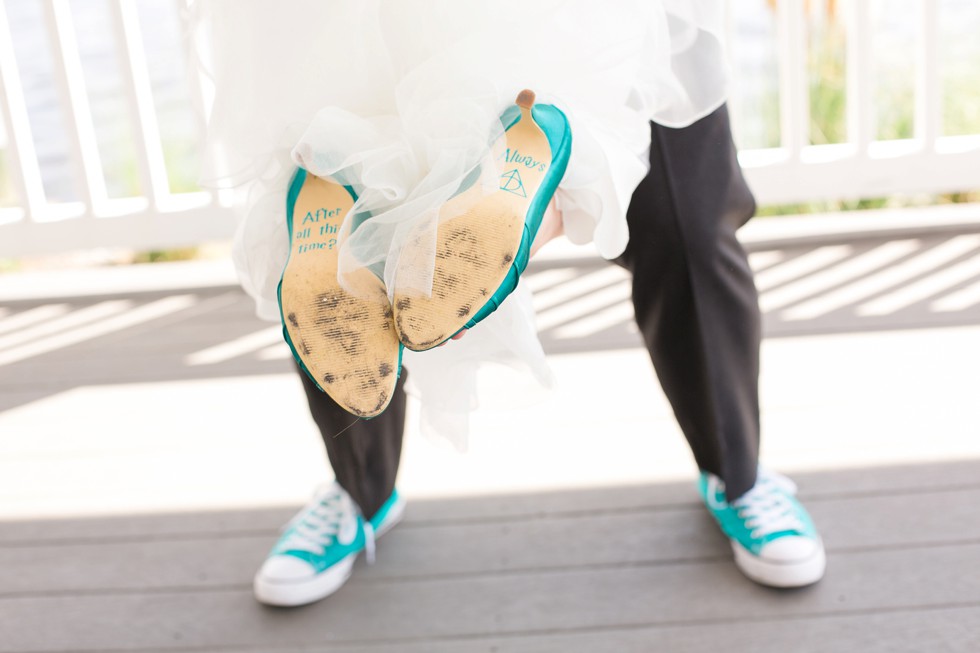 teal bridal shoes