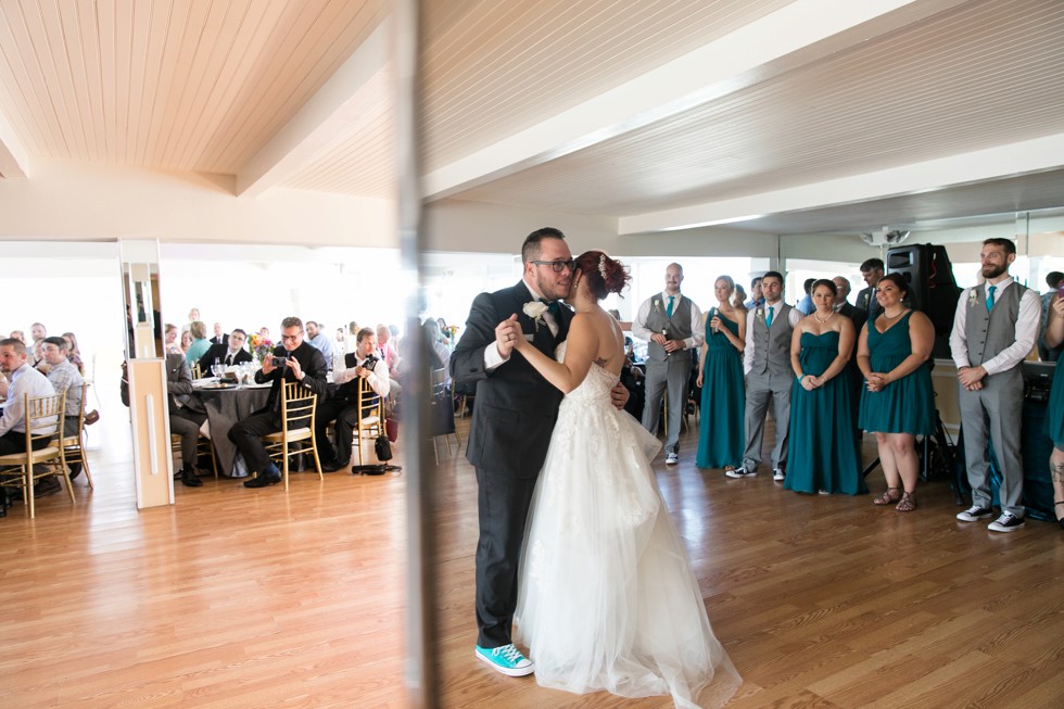 Wedding reception on the water near Philadelphia