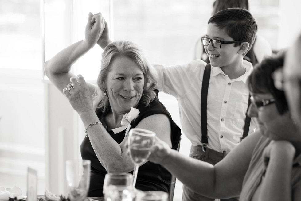 Wedding photos of guests at Reception near Philadelphia