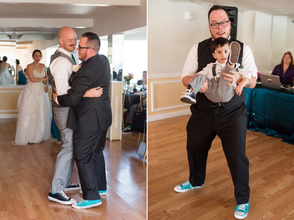 Wedding photos of guests at Reception near Philadelphia