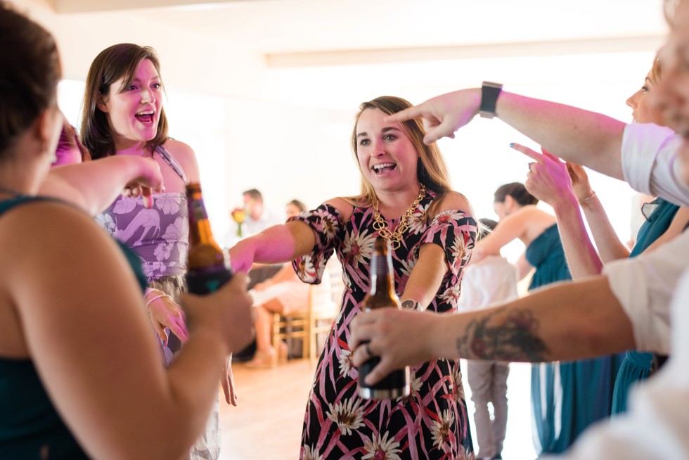 Wedding photos of guests at Reception near Philadelphia