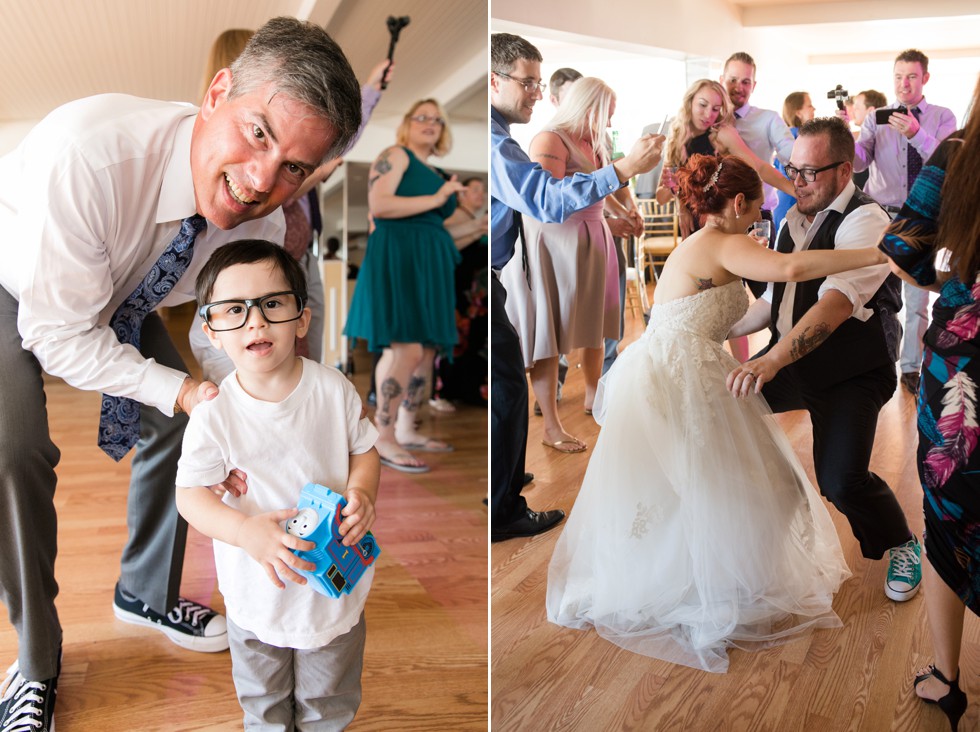 Reception dancing photos at wedding in Philadelphia