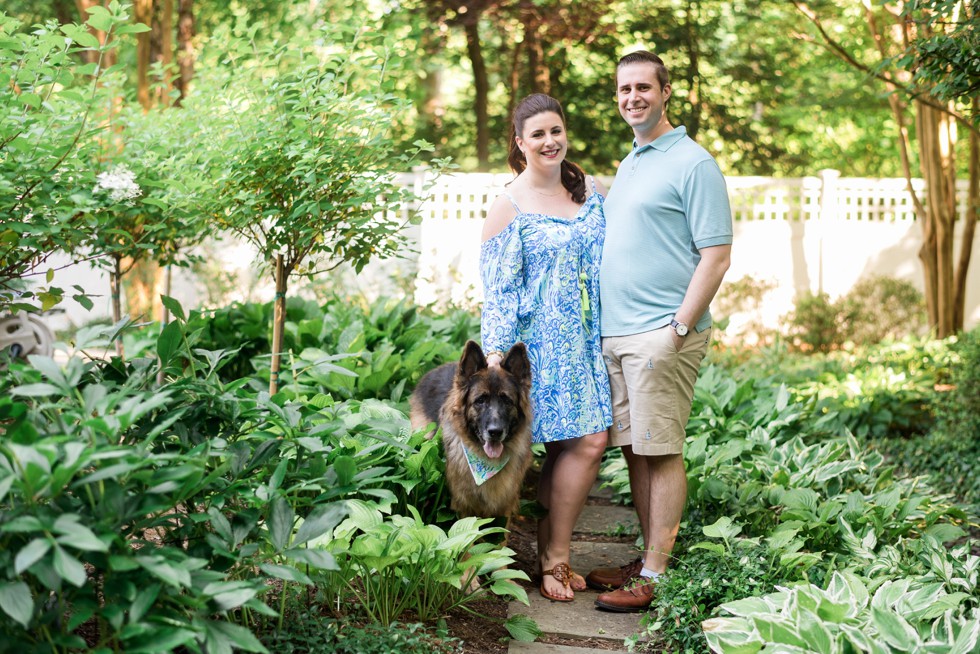 Engagement Photos in Annapolis with Family Dog