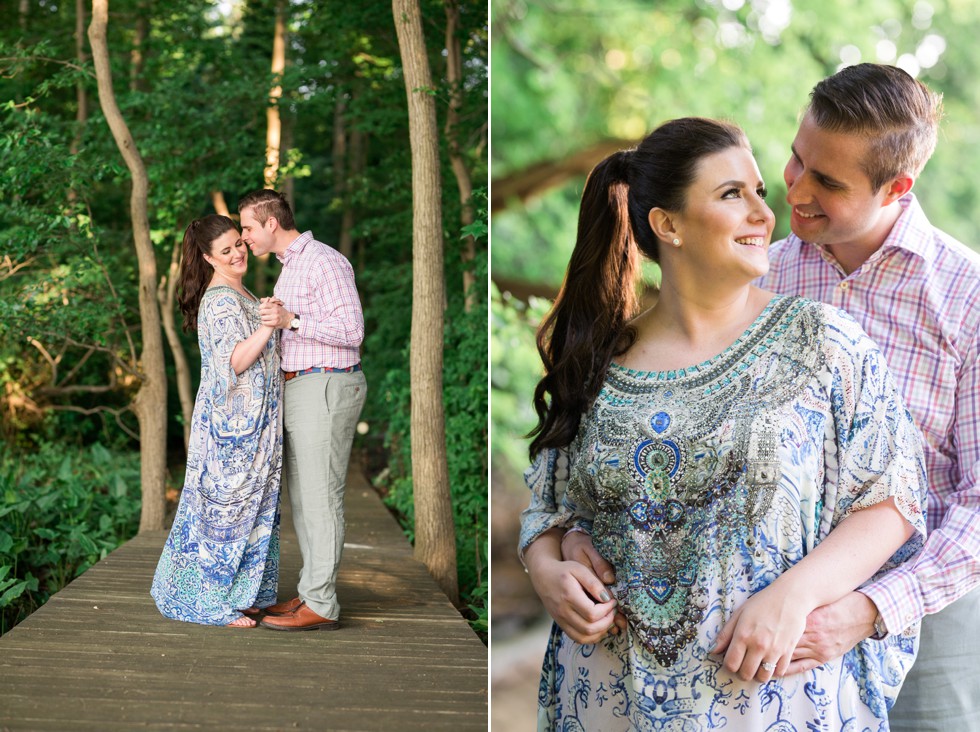 Annapolis waterfront engagement photos